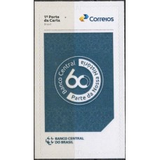 SI0073M-SELO INSTITUCIONAL 60 ANOS DO BANCO CENTRAL DO BRASIL - 2025 - MINT