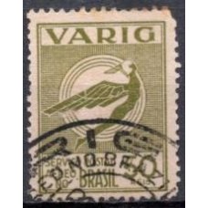 VA0027U-SELO VARIG ICARO ESTILIZADO NOVAS CORES, 50 RÉIS - 1932 - U