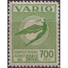 VA0039N-SELO VARIG ICARO ESTILIZADO NOVAS CORES, 700 RÉIS - 1934 - N