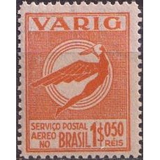 VA0040N-SELO VARIG ICARO ESTILIZADO NOVAS CORES, 1$050 RÉIS - 1934 - N