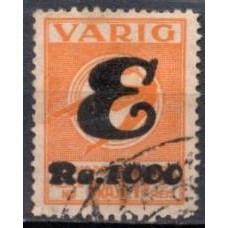 VA0044U-SELO VARIG V-40 COM SOBRECARGA EXPRESSO 1000/1050 RÉIS - 1934 - U
