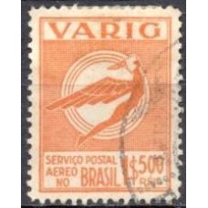 VA0050U.03-SELO VARIG ICARO ESTILIZADO NOVAS CORES, 1$500 RÉIS - 1934 - U