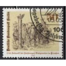 ABE0628U-SELO 150º ANIVERSÁRIO DA CHEGADA DOS IMIGRANTES SALSBURGUENSES NA PRÚSSIA - ALEMANHA BERLIN - 1982 - U