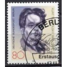 ABE0710U-SELO CINQUENTENÁRIO DA MORTE DE KURT TUCHOLSKY - ALEMANHA BERLIN - 1985 - U