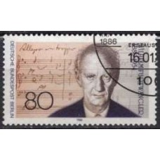 ABE0711U-SELO CENTENÁRIO DE NASCIMENTO DO MAESTRO WILHELM FURTWANGLER - ALEMANHA BERLIN - 1986 - U