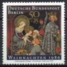 ABE0730M-SELO NATAL - ALEMANHA BERLIN - 1986 - MINT