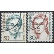 ABE0731U-SÉRIE MULHERES DA HISTÓRIA ALEMÃ, 50/80P - ALEMANHA BERLIN - 1986 - U