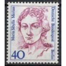 ABE0749N-SELO MULHERES DA HISTÓRIA ALEMÃ, 40P - ALEMANHA BERLIN - 1987 - N