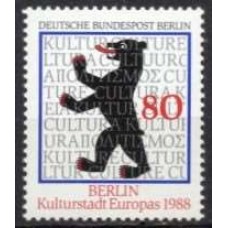 ABE0761M-SELO BERLIN CIDADE EUROPEIA DA CULTURA 1988 - ALEMANHA BERLIN - 1988 - MINT