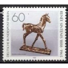 ABE0765M-SELO CENTENÁRIO DE NASCIMENTO DO ESCULTOR RENÉE SINTENIS - ALEMANHA BERLIN - 1988 - MINT