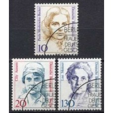 ABE0767U-SÉRIE MULHERES DA HISTÓRIA ALEMÃ, 10/20/130P - ALEMANHA BERLIN - 1988 - U