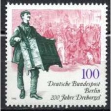 ABE0833M-SELO 200 ANOS DO ÓRGÃO DA BARBÁRIA - ALEMANHA BERLIN - 1990 - MINT