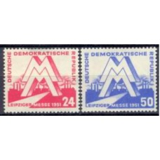 ALO0034N-SÉRIE FEIRA DA PRIMAVERA DE LEIPZIG - ALEMANHA ORIENTAL - 1951 - N