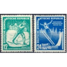 ALO0050N-SÉRIE 3º CAMPEONATO ESPORTIVO DE INVERNO - ALEMANHA ORIENTAL - 1952 - N