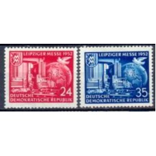 ALO0067N-SÉRIE FEIRA DE OUTONO DE LEIPZIG - ALEMANHA ORIENTAL - 1952 - N