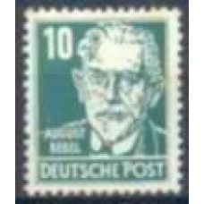 ALO0094N-SELO CELEBRIDADES, 10P - ALEMANHA ORIENTAL - 1953 - N