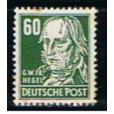 ALO0102N-SELO CELEBRIDADES, 60P - ALEMANHA ORIENTAL - 1953 - N