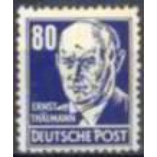 ALO0104N-SELO CELEBRIDADES, 80P AZUL - ALEMANHA ORIENTAL - 1953 - N