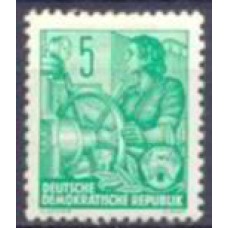 ALO0149N-SELO PLANO QUINQUENAL, 5P - ALEMANHA ORIENTAL - 1954 - N