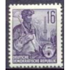 ALO0154N-SELO PLANO QUINQUENAL, 16P - ALEMANHA ORIENTAL - 1954 - N
