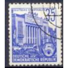 ALO0158U-SELO PLANO QUINQUENAL, 35P - ALEMANHA ORIENTAL - 1954 - U