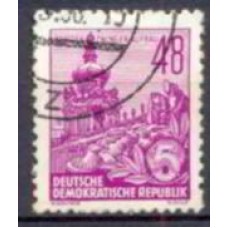 ALO0159U-SELO PLANO QUINQUENAL, 48P - ALEMANHA ORIENTAL - 1954 - U