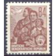 ALO0162N-SELO PLANO QUINQUENAL, 84P - ALEMANHA ORIENTAL - 1954 - N
