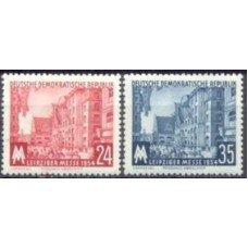 ALO0171N-SÉRIE FEIRA DE OUTONO DE LEIPZIG - ALEMANHA ORIENTAL - 1954 - N