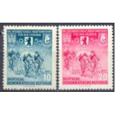 ALO0198N-SÉRIE 8º CURSO CICLISTA INTERNACIONAL DA PAZ - ALEMANHA ORIENTAL - 1955 - N