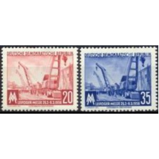 ALO0239N-SÉRIE FEIRA DA PRIMAVERA DE LEIPZIG - ALEMANHA ORIENTAL - 1956 - N