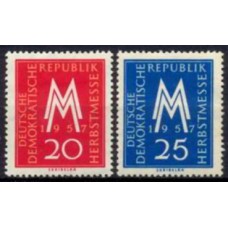 ALO0312M-SÉRIE FEIRA DE OUTONO DE LEIPZIG - ALEMANHA ORIENTAL - 1957 - MINT