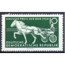ALO0361N-SELO GRANDE PRÊMIO HÍPICO, 10P - ALEMANHA ORIENTAL - 1958 - N