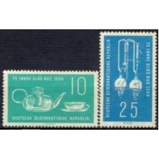 ALO0427M-SÉRIE 75º ANIVERSÁRIO DAS VIDRARIAS DE IENA - ALEMANHA ORIENTAL - 1959 - MINT