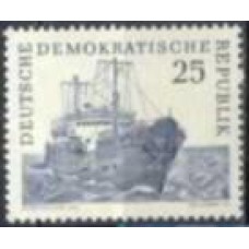 ALO0534N-SELO FROTA DE PESCA OCEÂNICA, 25P - ALEMANHA ORIENTAL - 1961 - N