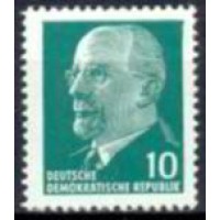 ALO0562M-SELO PRESIDENTE WALTER ULBRICHT, 10P - ALEMANHA ORIENTAL - 1961/67 - MINT2M