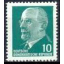 ALO0562M-SELO PRESIDENTE WALTER ULBRICHT, 10P - ALEMANHA ORIENTAL - 1961/67 - MINT2M