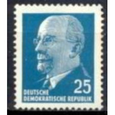 ALO0564MA-SELO PRESIDENTE WALTER ULBRICHT, 25P - ALEMANHA ORIENTAL - 1961/67 - MINT