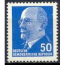 ALO0564MD-SELO PRESIDENTE WALTER ULBRICHT, 50P - ALEMANHA ORIENTAL - 1961/67 - MINT