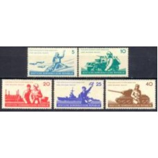 ALO0589M-SÉRIE 6º ANIVERSÁRIO DO EXÉRCITO POPULAR - ALEMANHA ORIENTAL - 1962 - MINT