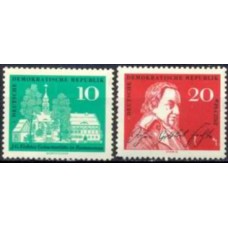 ALO0602N-SÉRIE BICENTENÁRIO DE NASCIMENTO DO FILÓSOFO JOHANN GOTTLIEB FICHTE - ALEMANHA ORIENTAL - 1962 - N