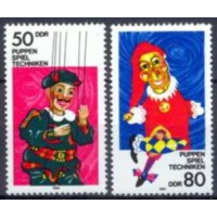 ALO2508N-SÉRIE TEATRO DE MARIONETES - ALEMANHA ORIENTAL - 1984 - N