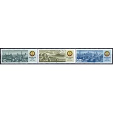 ALO2524N-SÉRIE 35º ANIVERSÁRIO DA REPÚBLICA DEMOCRÁTICA ALEMÃ II - ALEMANHA ORIENTAL - 1984 - N