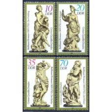 ALO2535N-SÉRIE ESCULTURAS DE BALTHASAR PERMOSER - ALEMANHA ORIENTAL - 1984 - N