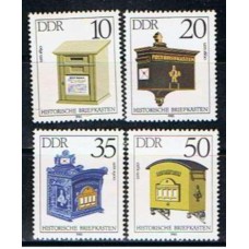 ALO2553N-SÉRIE CAIXAS DE CORRESPONDÊNCIA HISTÓRICAS - ALEMANHA ORIENTAL - 1985 - N