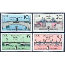 ALO2595N-SÉRIE PONTES HISTÓRICAS DE BERLIN DO LESTE - ALEMANHA ORIENTAL - 1985 - N