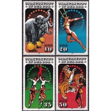 ALO2606N-SÉRIE ARTE DO CIRCO - ALEMANHA ORIENTAL - 1985 - N