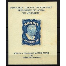 BL0012M-BLOCO PRESIDENTE ROOSEVELT - 1949 - MINT BL0012M-BLOCO PRESIDENTE ROOSEVELT - 1949 - MINT