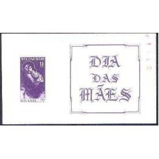 BL0022M-BLOCO DIA DAS MÃES, COM NUMERAÇÃO - 1967 - MINT