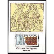 BL0107N-BLOCO CULTURA INDÍGENA - ARMAS - 1997 - N