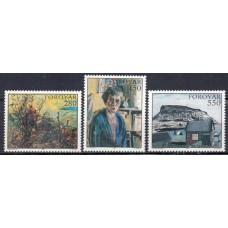 FAR0112N-SÉRIE PINTURAS DE ARTISTAS FAROENSES - FAROÉ - 1985 - N
